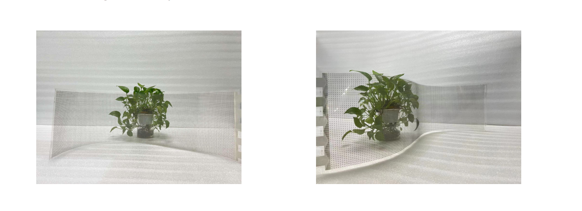 Unsichtbare Linie (transparent)